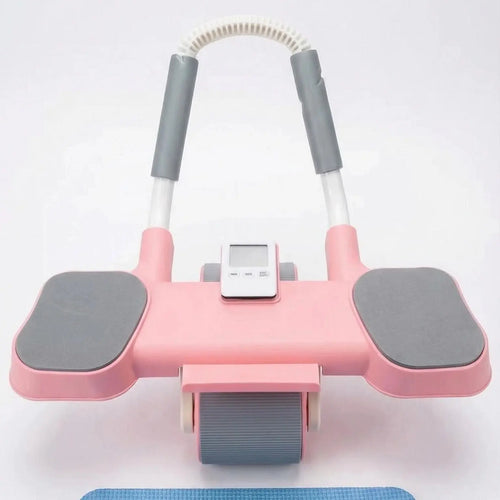 Ab Roller Wheel with Auto Rebound & Timer