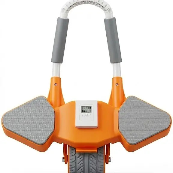 Ab Roller Wheel with Auto Rebound & Timer